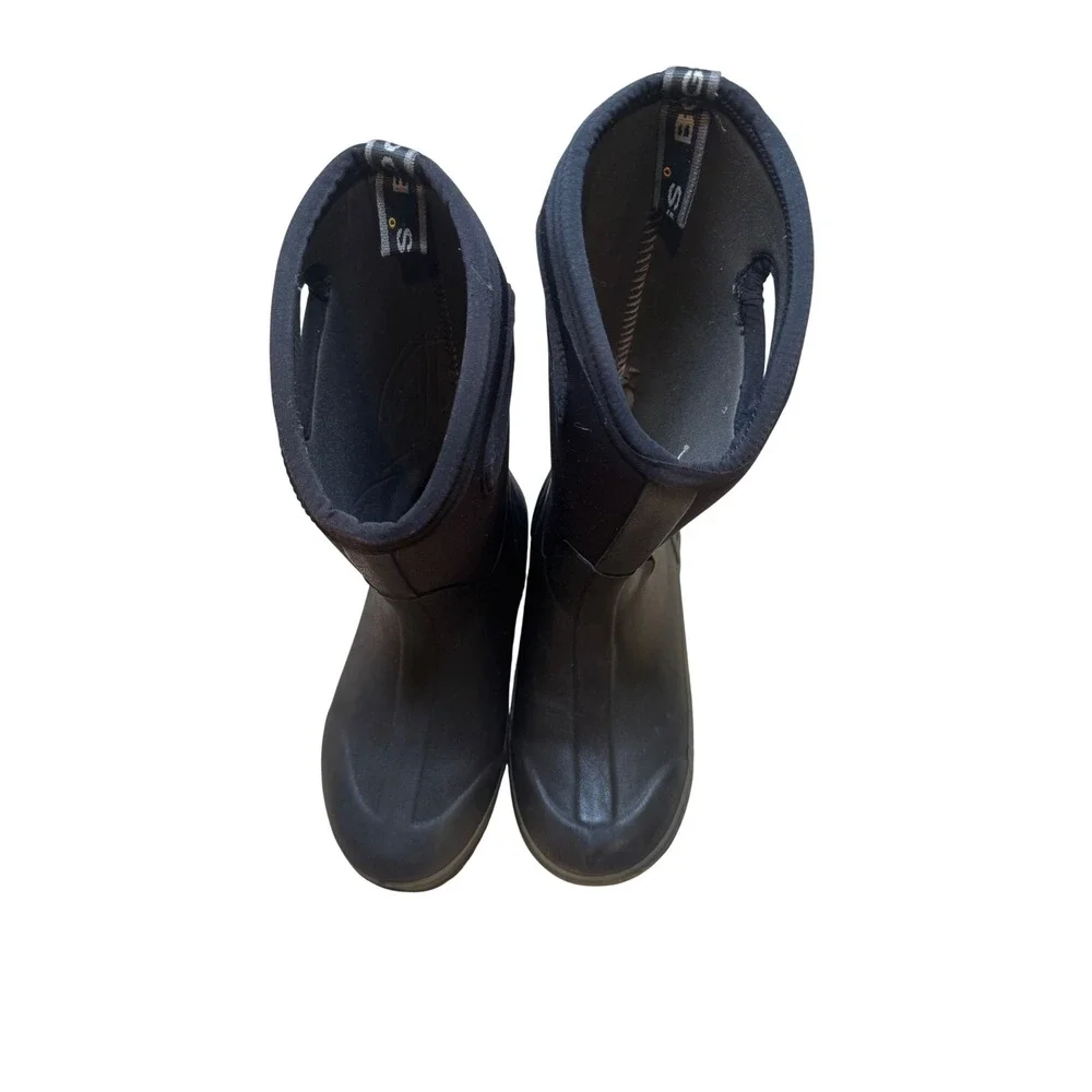Bogs Classic High Youth Size 5 Black Waterproof Insulated Rain Snow Boots Unisex